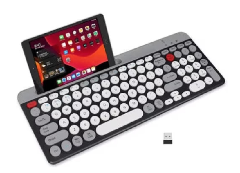 Tastatura cu Bluetooth si Suport pentru Telefon QK8066